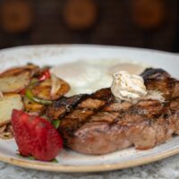 Rib Eye Steak and Eggs